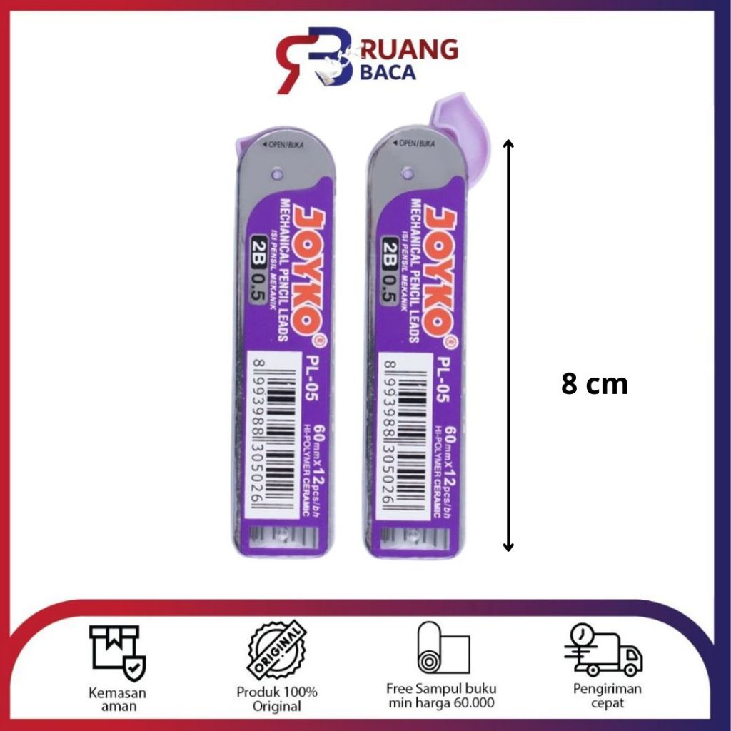 

PENCIL REFILL LEAD PL-05 2B JOYKO