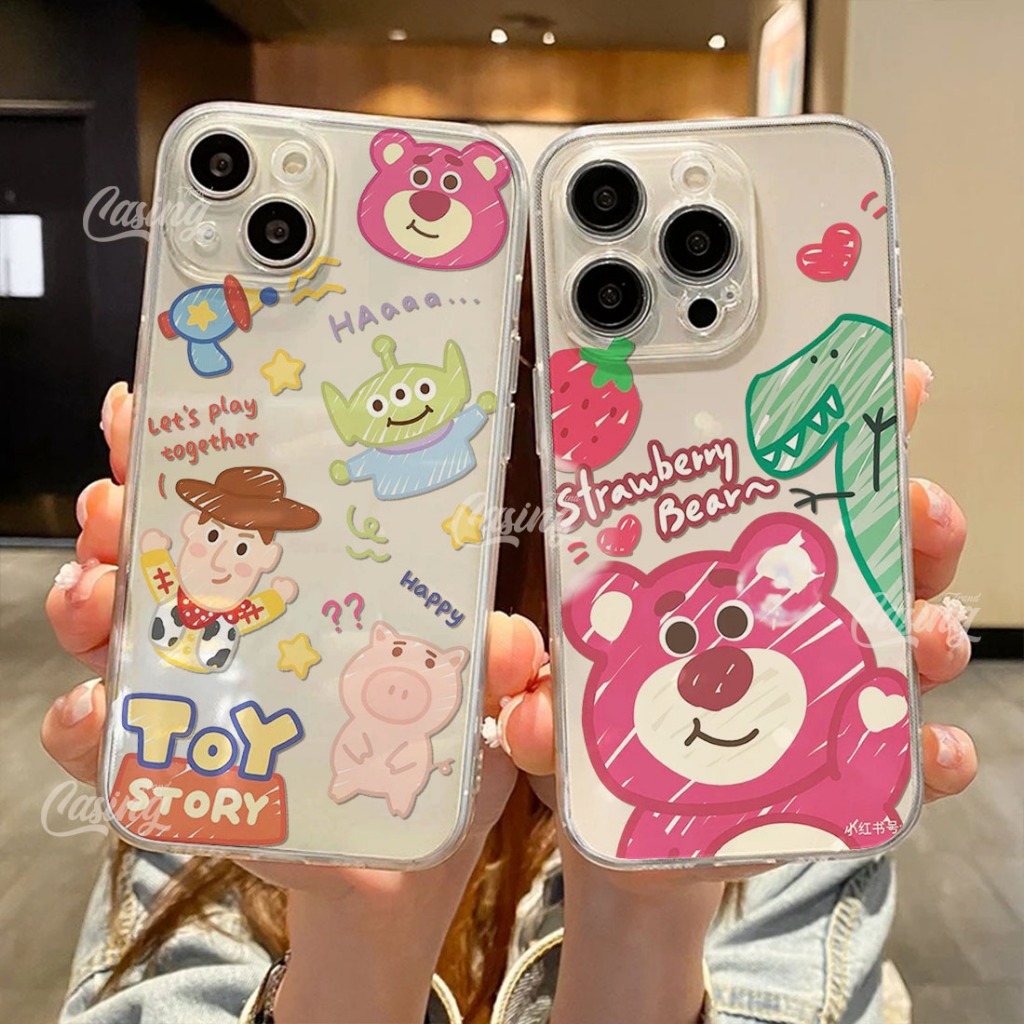 Case Clear Ready For Oppo A15 A16 Reno 11F A17 A60 A57 2022 A77s Casing Bening Toy Story - KT6
