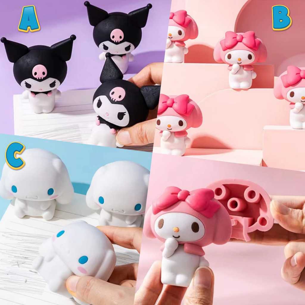 

PENGHAPUS PUZZLE ORI FULL BODY MELODY CINAMOROLL (6CM)