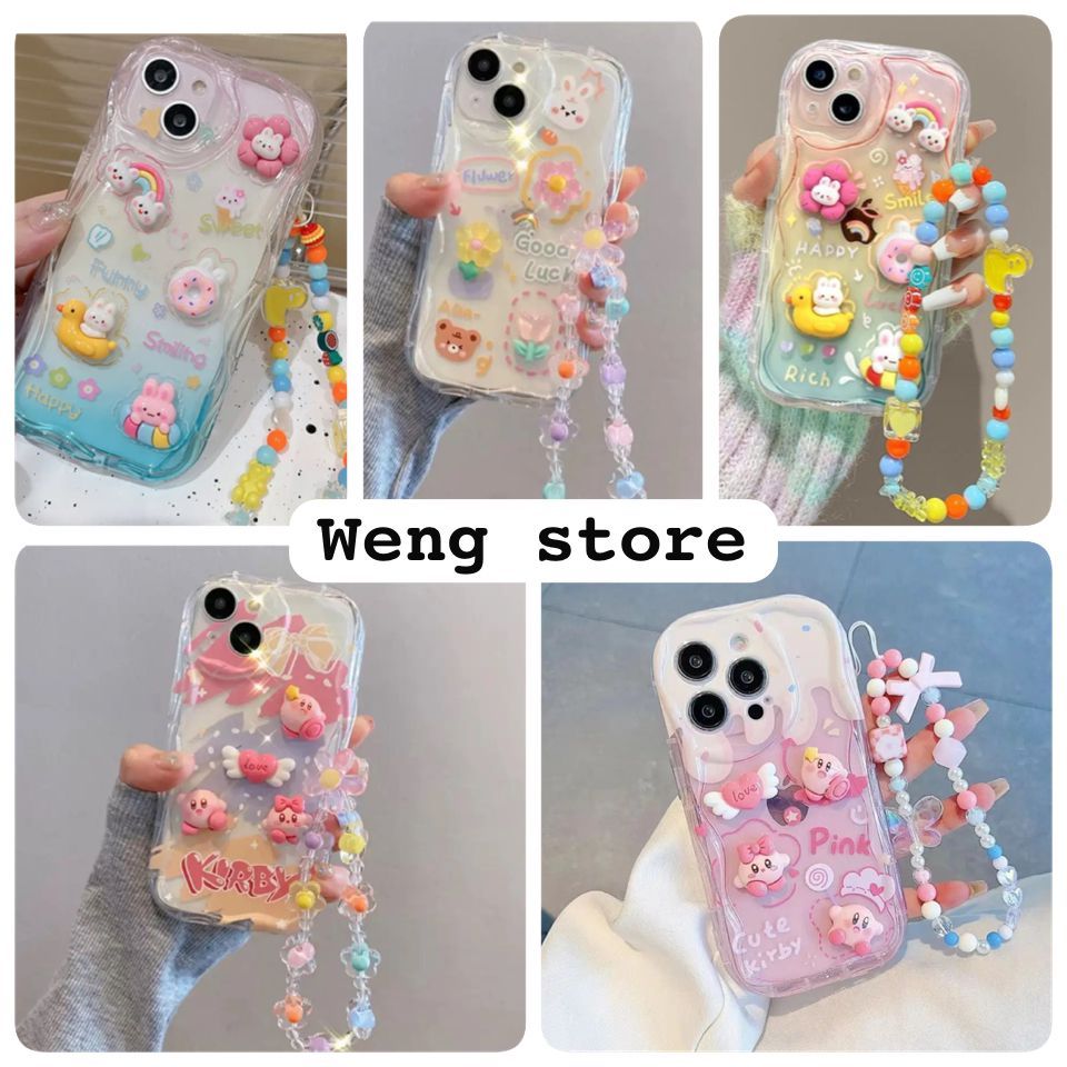 Silikon Case Boneka Timbul + Gantungan Tali For Infinix Smart 5 7 8 Hot 30i 40i
