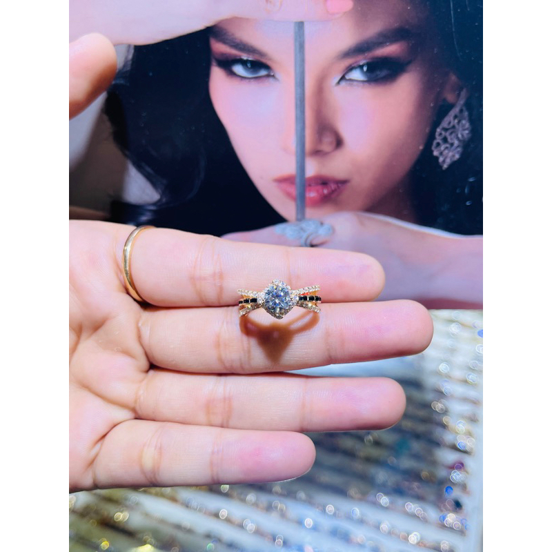 cincin kotak segi amero 17K