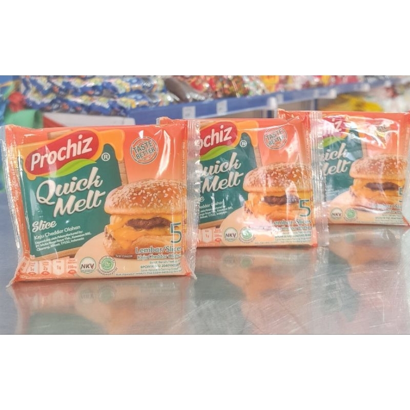 

Prochiz Quick 5Slices/Keju Orange/Keju Meleleh/Keju lembaran meleleh