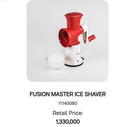 fusion master ice shaver