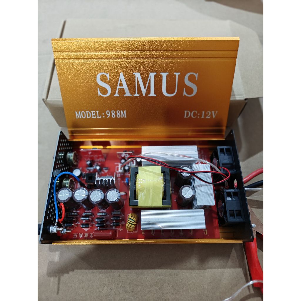 SAMUS 988M 12V 6000W IGBT Daya Tinggi Konversi Inverter Transformator Booster Elektronik CNC Cerdas
