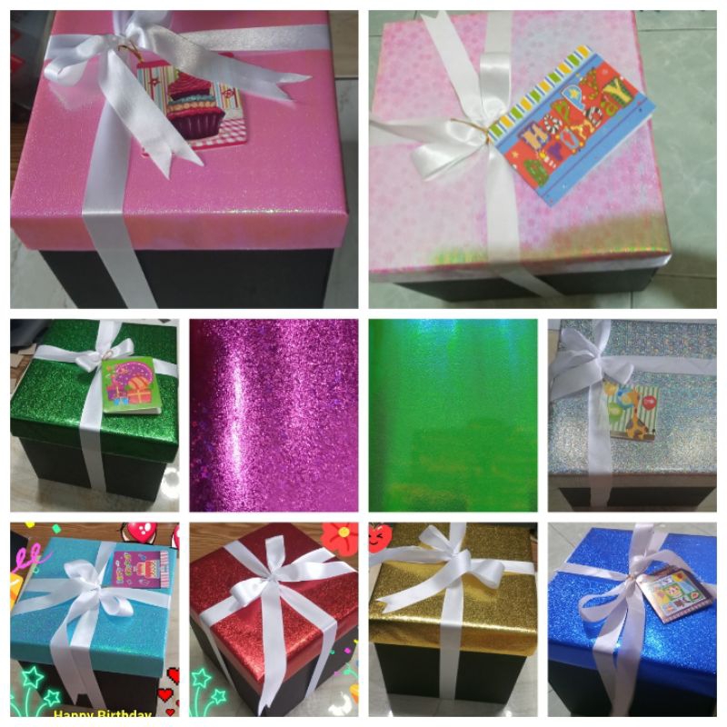

EXPLOSION BOX/snack box / box kejutan 2 layer besar (30,25cm)