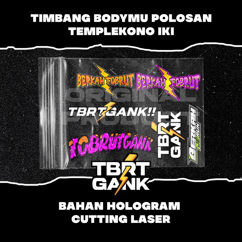 

STIKER BERKAH TOBRUT ORIGINAL V1/3 DAPAT 6 STIKER MIX