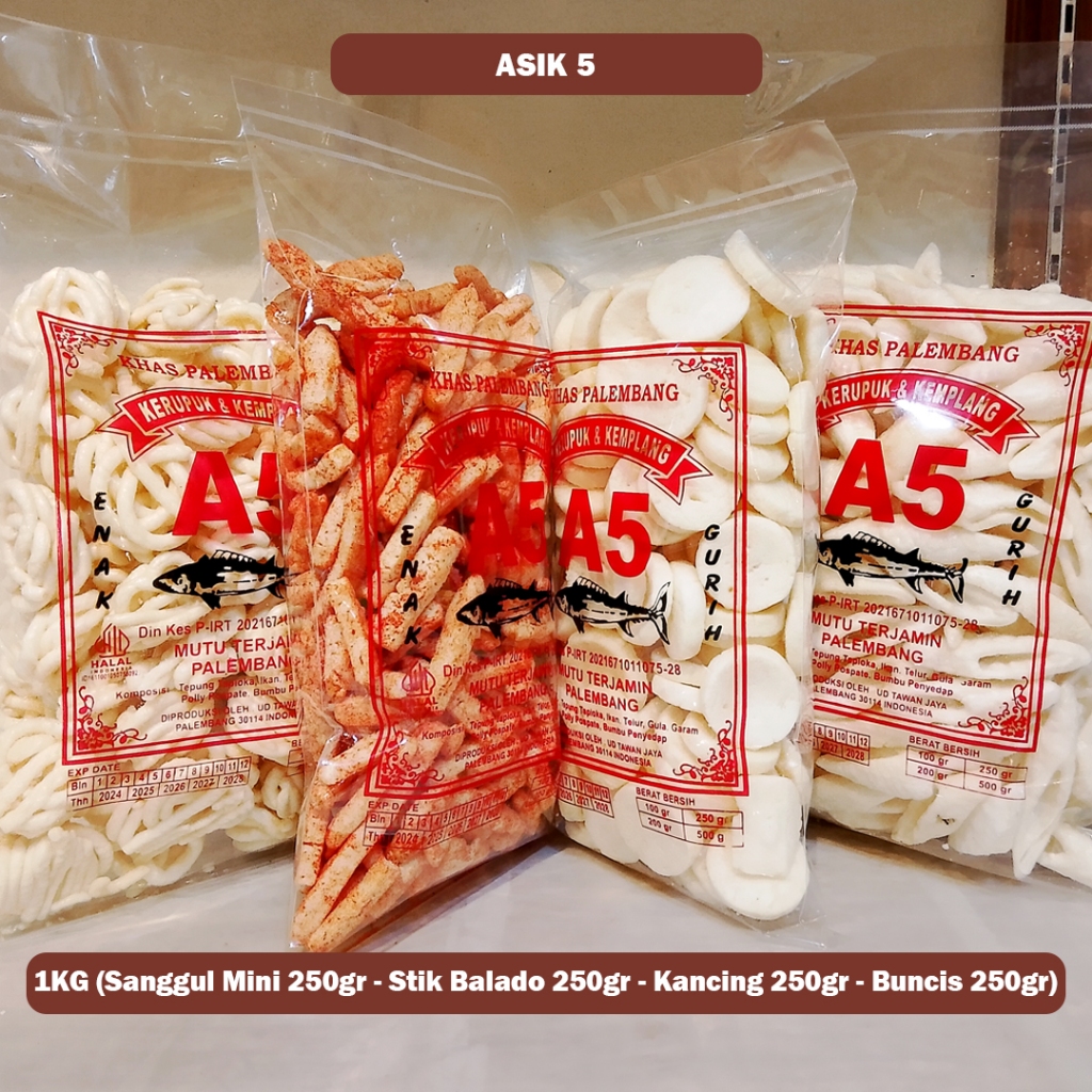 

Asik 5 - Sanggul Mini, Kancing Mini, Stik Balado, Buncis