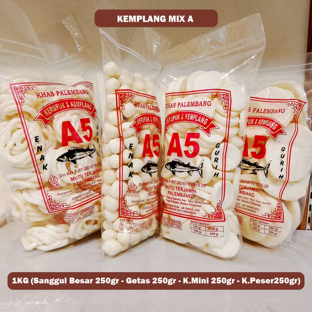 

KEMPLANG MIX A - SANGGUL BESAR, GETAS, KANCING MINI,PESER