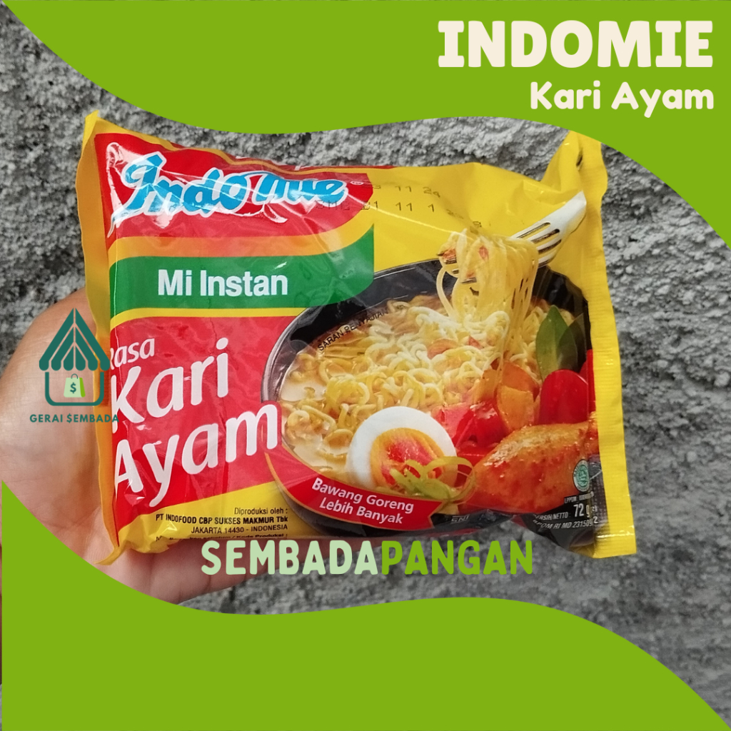 

Indomie Mie Instant Rasa KARI AYAM - GERAI SEMBADA