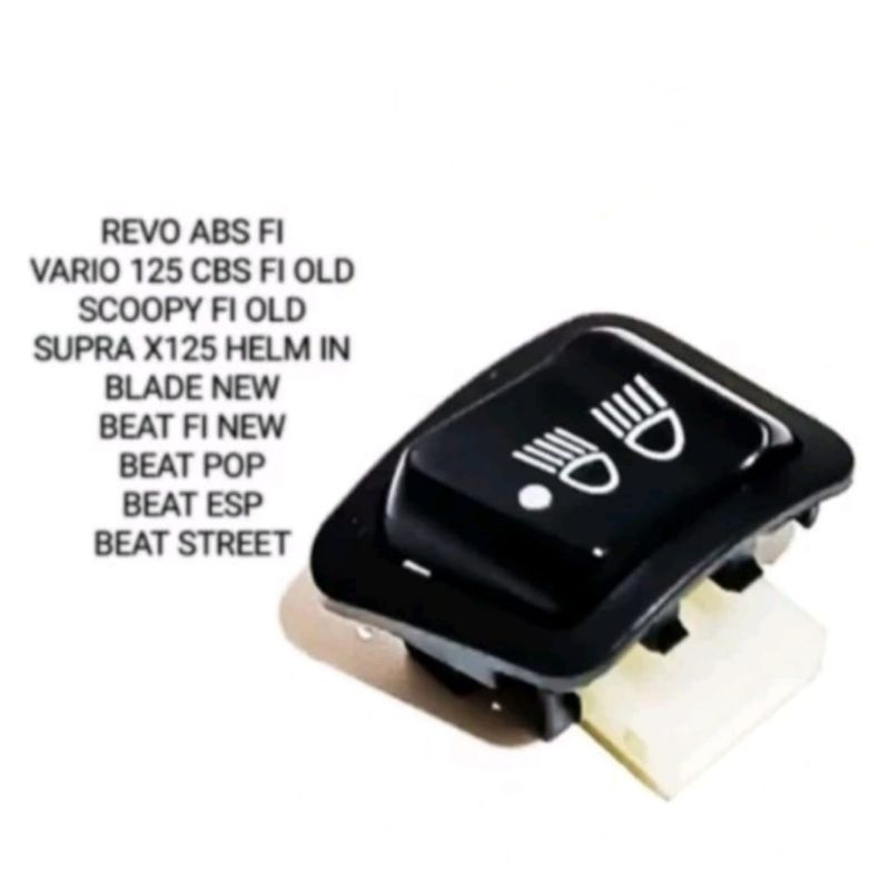 SAKLAR DIM TOMBOL DIM LAMPU TECH / SAKLAR 3 FUNGSI DIM / TOMBOL DIM 3 TITIK HONDA TECH