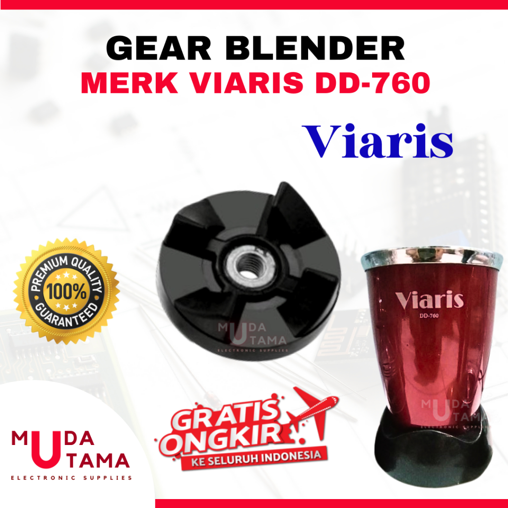 Karet Gear Blender VIARIS DD-760 - Gear Pemutar Blender VIARIS DD760 - Kopling Blender VIARIS DD 760