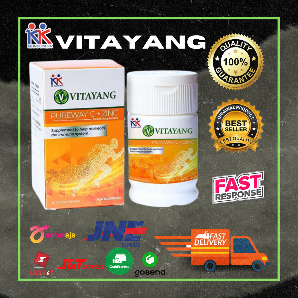 VITAYANG PUREWAY C + ZINC SUPLEMEN VITAMIN C ALAMI