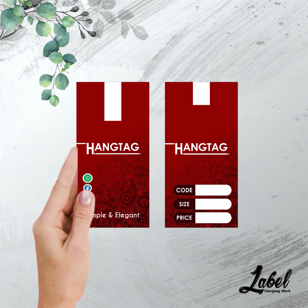 

Hangtag | Label Baju | Label Batik | Label Merk | Label Harga [FREE DESIGN & CUTTING]