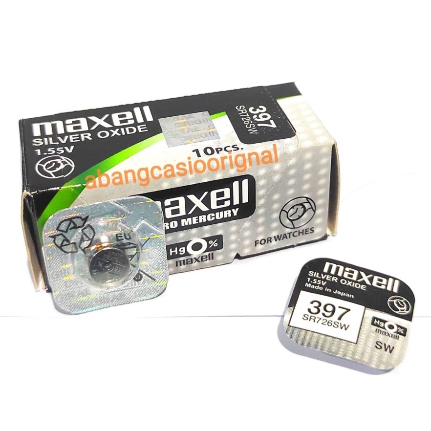 SPESIAL DISCOUNT Battery Baterai Maxell 397 SR726SW SR726 Maxell 726 Original