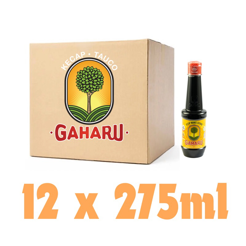 

Kecap Manis Sedang Gaharu 275ml - NON MSG - SEHAT - HALAL - 1 Karton (isi 12 botol)