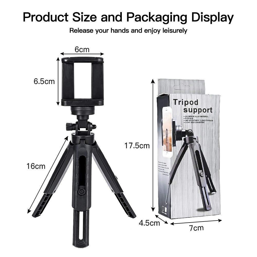 Tripod Mini Live Self Timer / Holder 360 Derajat / Small And Light Free Angle Adjustment Fot Multi M