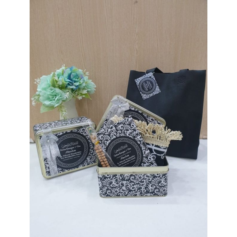 souvenir tahlil 40 hari/mengenang 100 hari/hampers paket yasin/pengajian tahlilan/yasin-sajadah-tasb