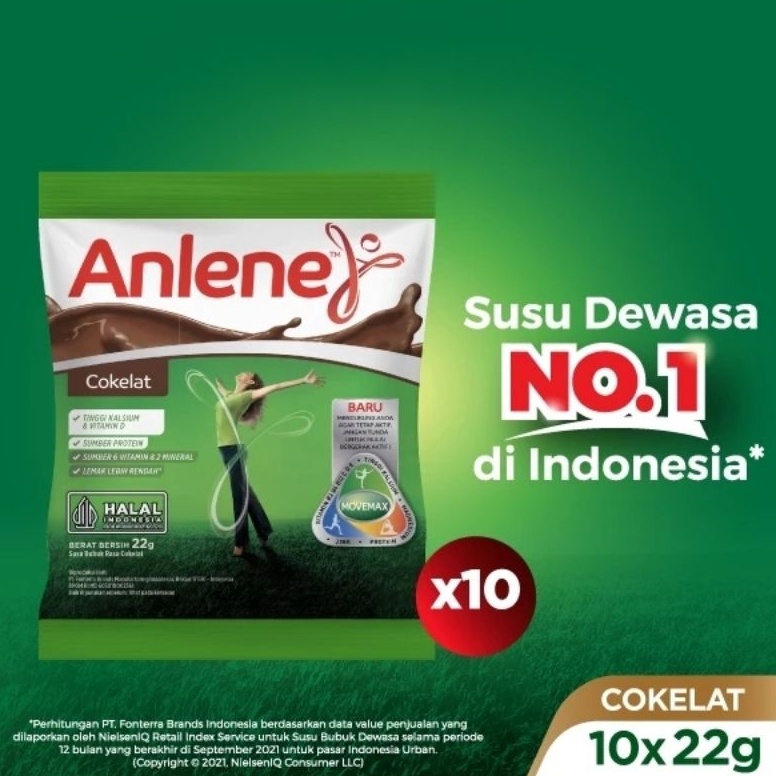 

Terlaris ANLENE SACHET COKELAT 22gr x 1 pcs exp 225