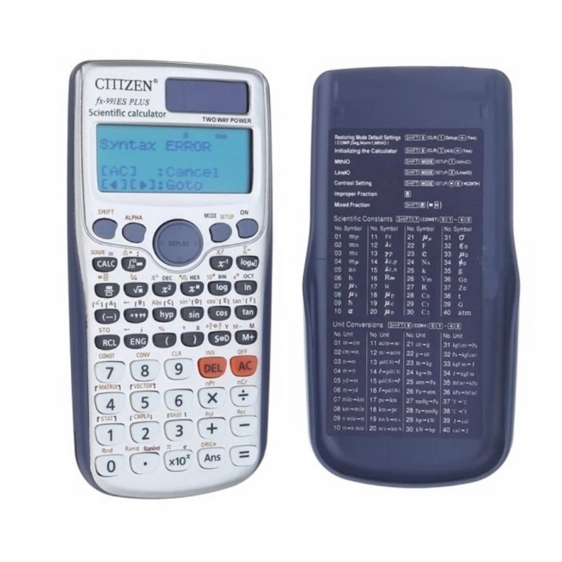 

PAKET HEMAT GTTTZEN FX991ES Plus Kalkulator Sekolah Scientific Calculator Kuliah