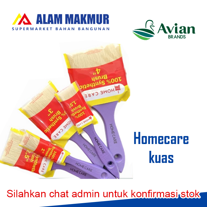 Home care kuas sintetis homecare kuas cat koas kayu