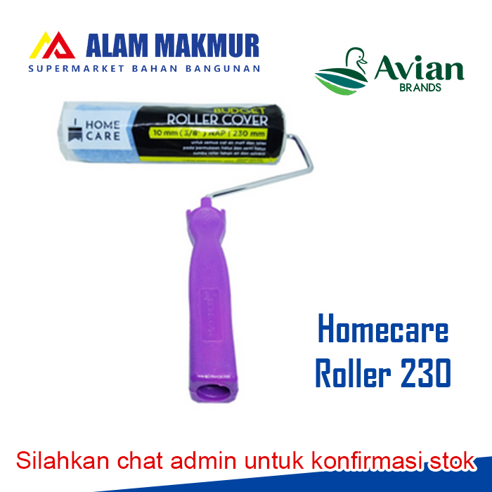 HOME CARE Budget Roller Cover & Frame 230 mm / Kuas Rol / Roll Cat