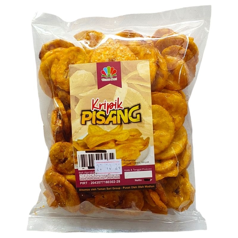 

Kripik Pisang Manis Renyah 170gr