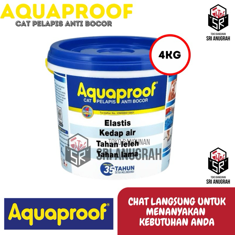 AQUAPROOF Cat Dinding Waterproof 4kg