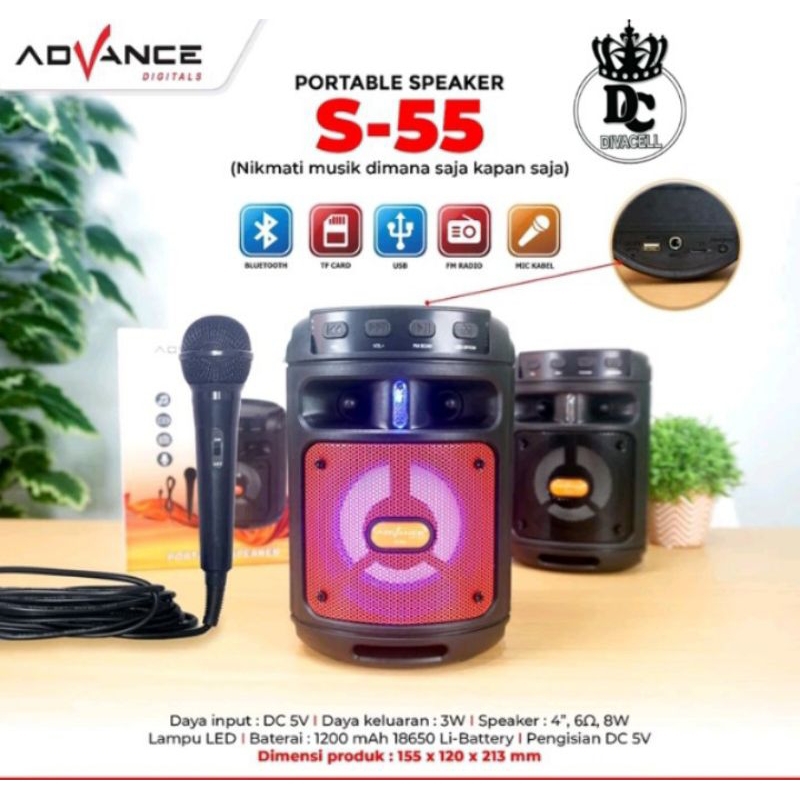 Speaker Portable Advance S-55