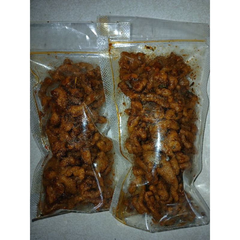 

Usus Krispi Pedas Daun Jeruk 100gram