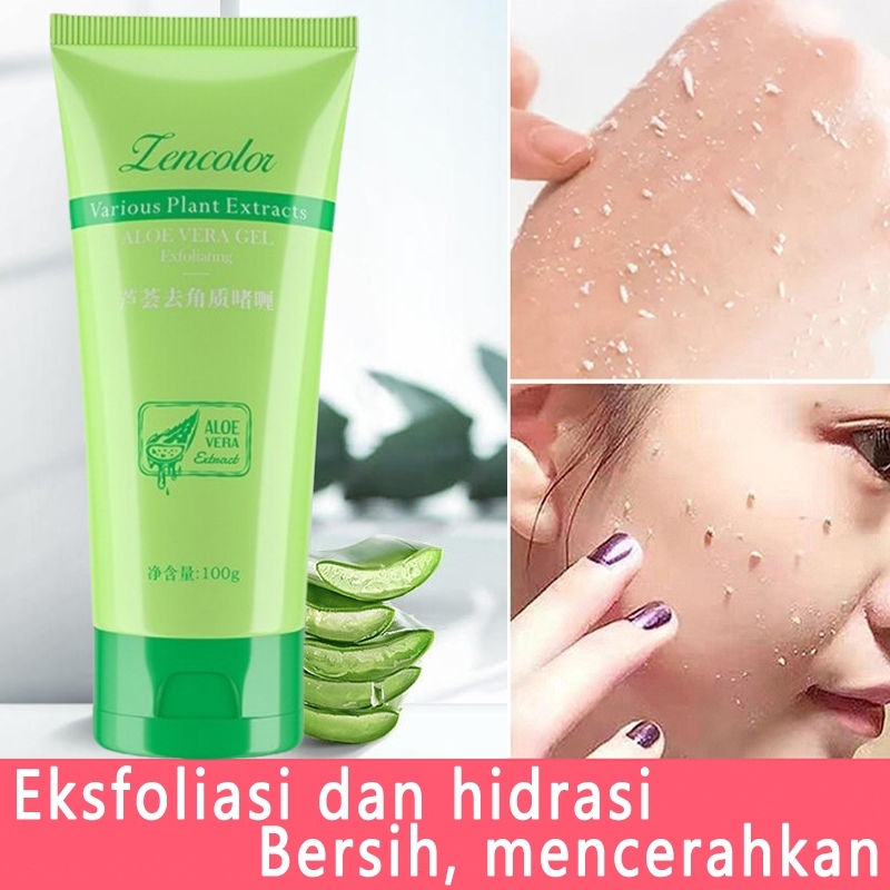 Gel Pengelupasan Lidah Buaya Centella Asiatica Gel Pengelupasan Kulit Wajah Scrub Pengelupasan Wajah