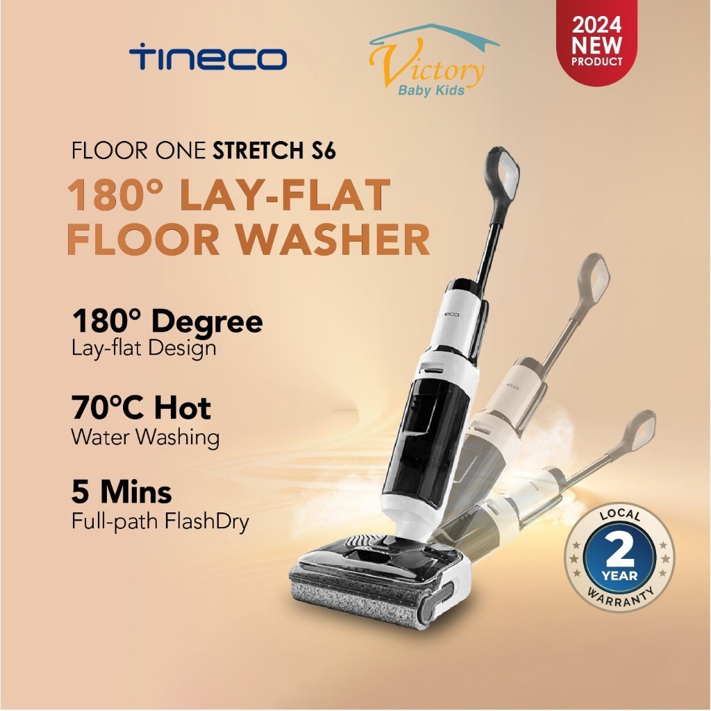 Tineco Floor One Stretch S6 Smart Wet Cordless Vacuum Multifuncional Vacuum Cleaner