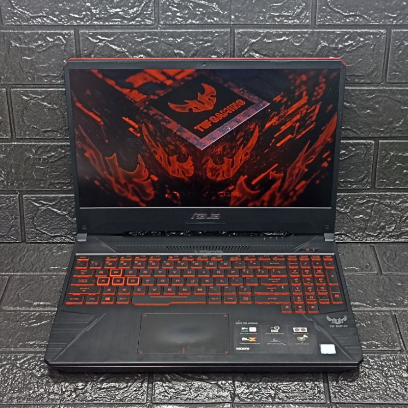 Laptop Second Asus Tuf Gaming FX505GE Intel Core I7-8750H 16/128/1TB GTX 1050 Ti