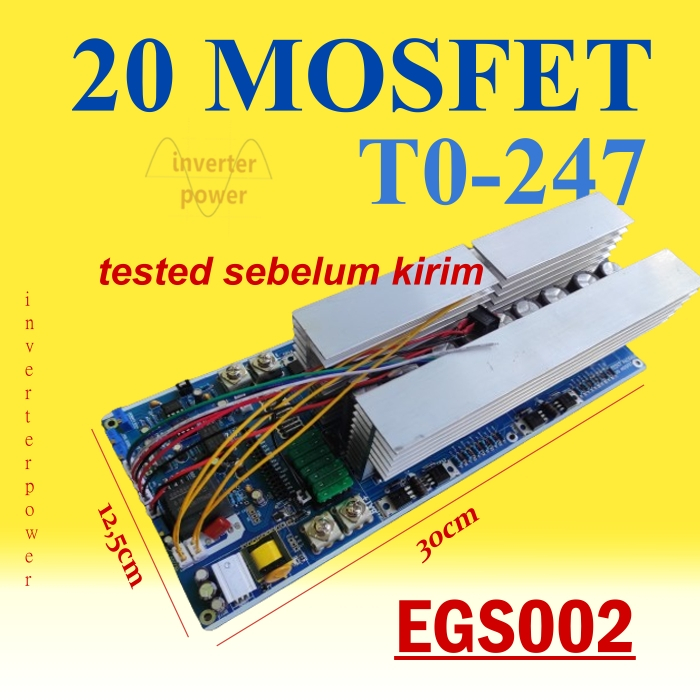 20 mosfet EGS002 Kit inverter power pure sine wave 20mosfet