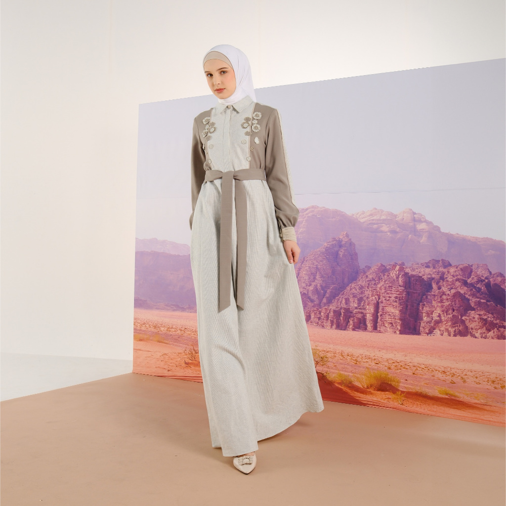 Shafira Adeola Dress | Gamis Muslim Panjang