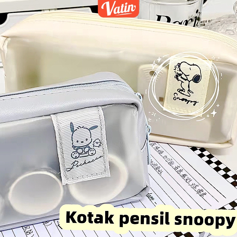

Kotak pensil aesthetic/tempat pensil snoopy Harga super murah Izin/pensil pouch aesthetic/pensil bag/pencil case - vatin_shop