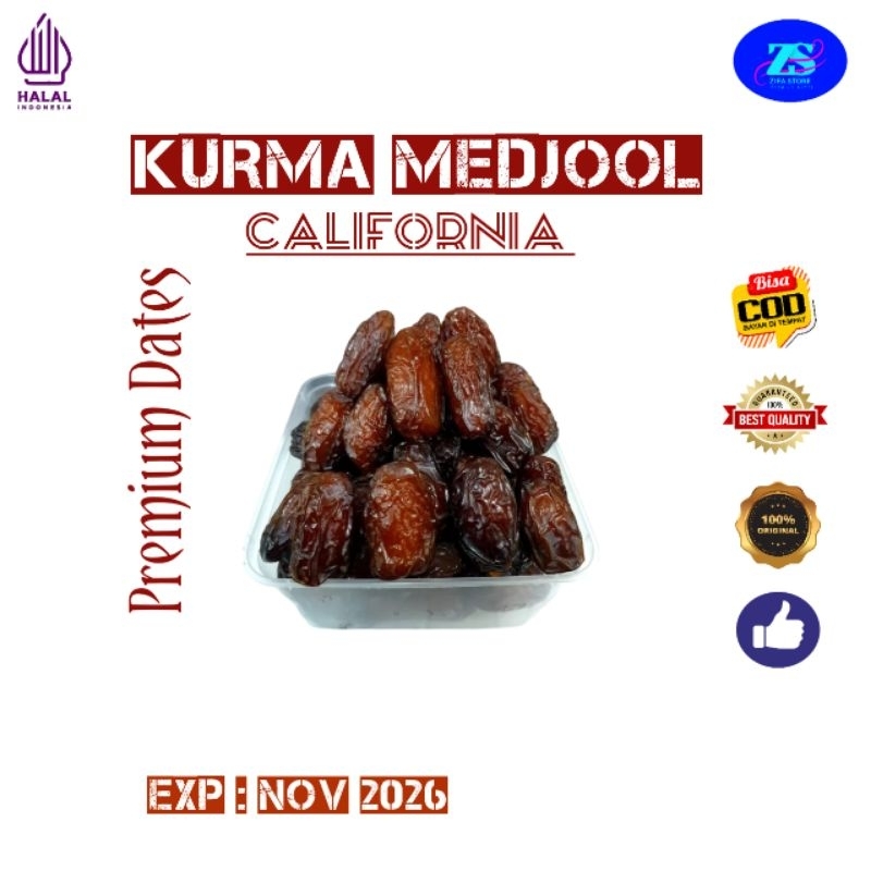 

Kurma Medjool California Premium Kemasan Mika