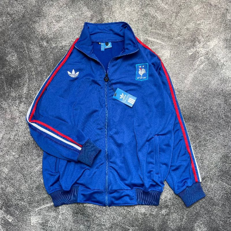 Jaket Tracktop Adidas France Unisex Full Tag