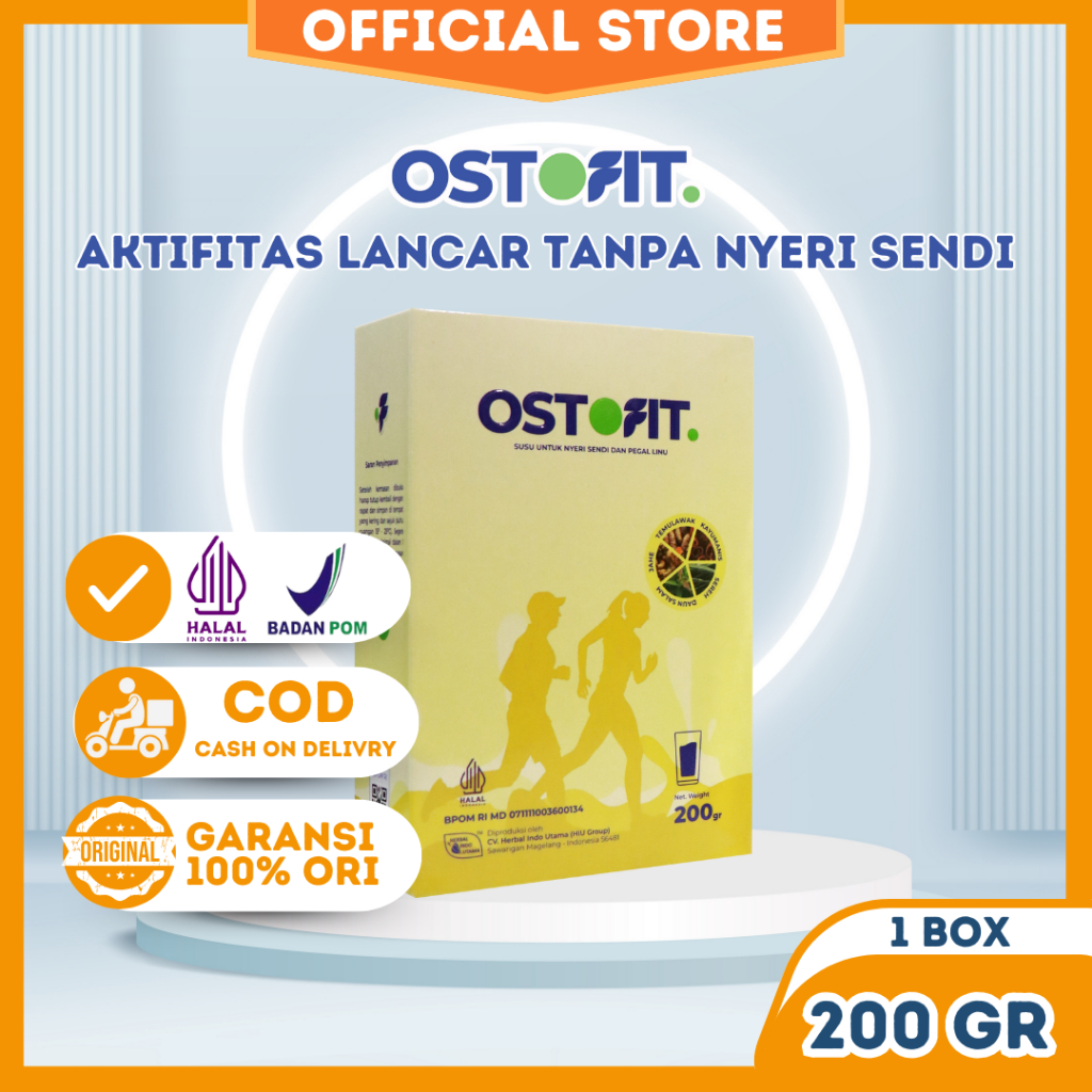 

Ostofit | Susu Nyeri Sendi Sakit Pinggang Cegah Osteoporosis Penggapuran Tulang Tanpa Efek Samping