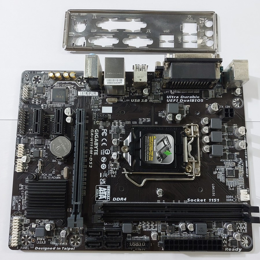 MAINBOARD MOTHERBOARD GYGABITE GA-H110M-DS2