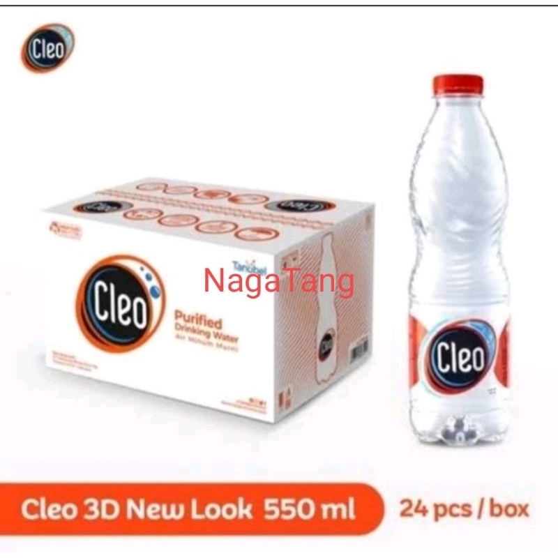 

CLEO AIR MINERAL 550ML 1 DUS ISI 24 BOTOL. TERMURAH!!!