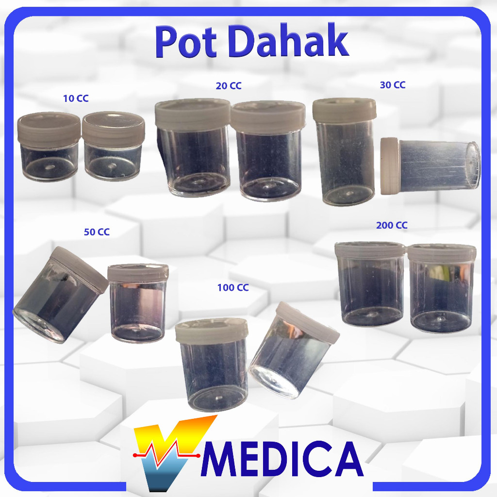 Pot Dahak / Pot Obat / Pot Salep / Pot Cream / Pot Urine / Pot Plastik