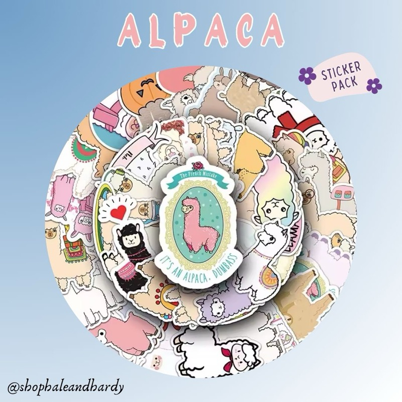 

Alpaca Sticker Pack | Stiker Tumblr Aesthetic Cute Anti Air