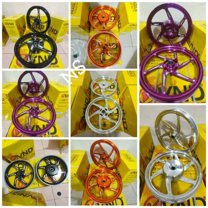 VELG VND SIX STAR VARIO 110/BEAT VARIO 125/150 NEW/BEAT KARBU SCOOPY GENIO VELEK VND P6 VARIO 110 BE