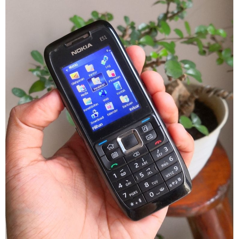 Hp jadul Nokia E51 original hp unik hp langka mulus siap pakai no nokia e52 e50 e90