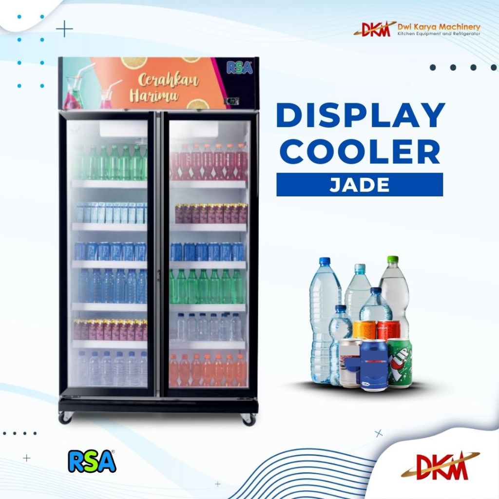Showcase Jade RSA/Showcase Cooler RSA JADE/ Showcase RSA 2Pintu