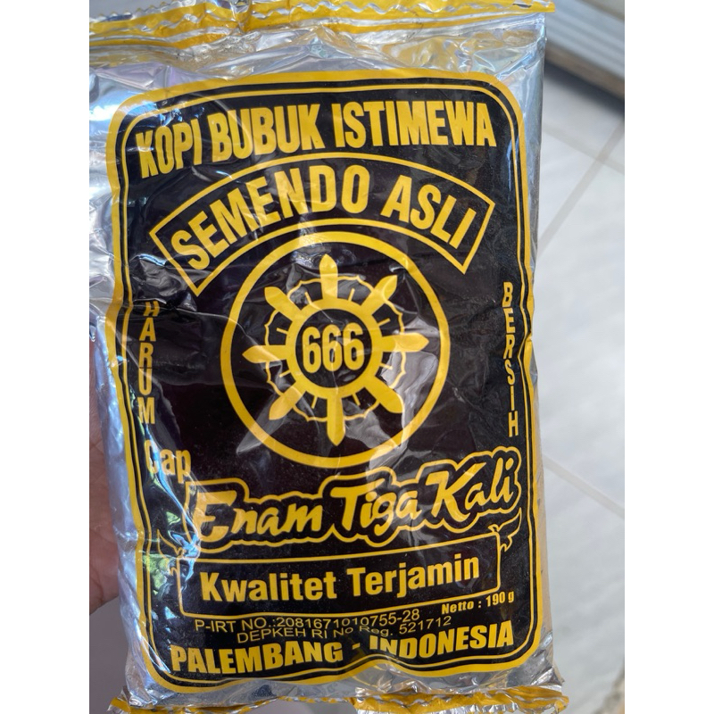 

kopi semendo asli 666 / kopi 666 190gram