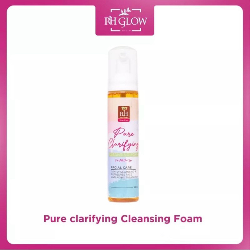 RH GLOW SKINCARE PURE CLARIFYING CLEANSING FOAM SENSITIVE (Sabun untuk kulit sensitif)