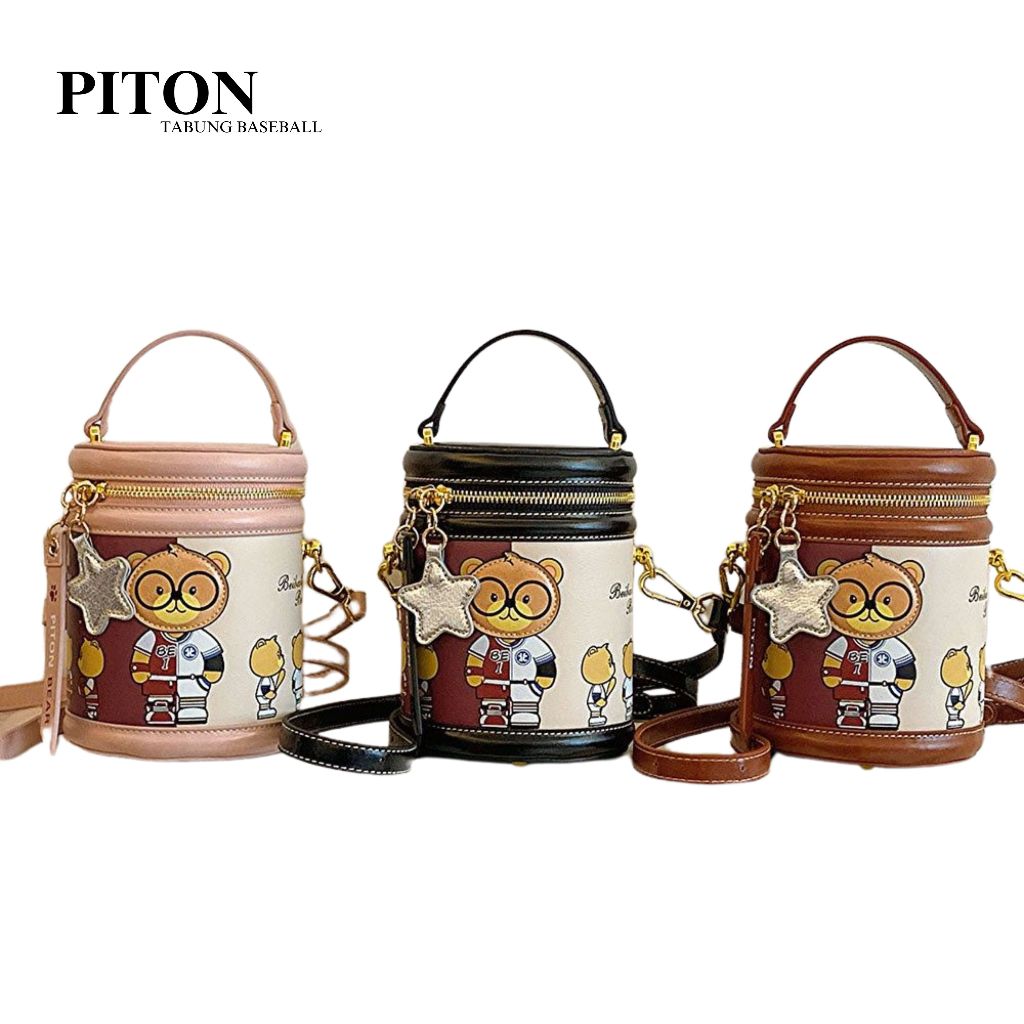 Tas Selempang Wanita Premium Tabung Baseball I Tas Selempang I Tas Wanita I Tas Kulit Wanita