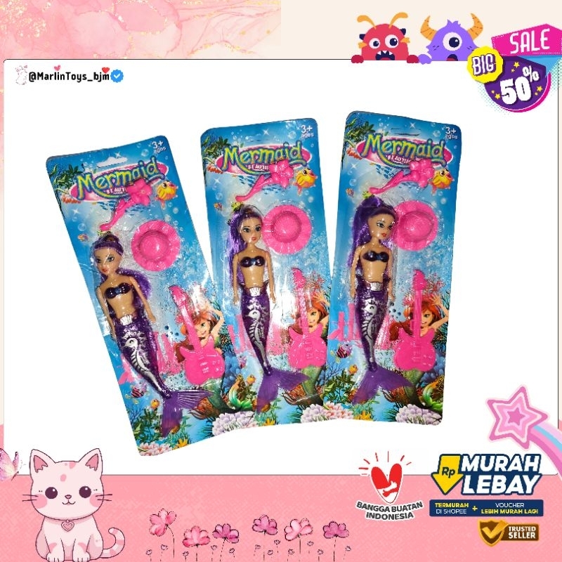 Mainan Anak-anak Mermaid Beautiful | Putri Duyung Cantik