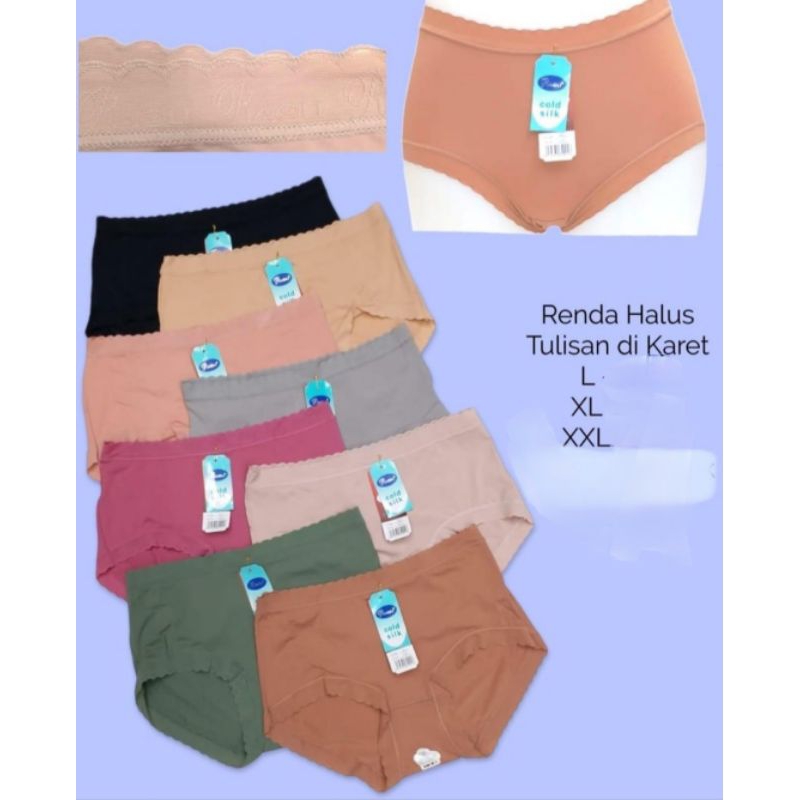 Piaoli Celana Dalam / CD Wanita Seamless Satin PL3